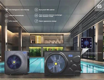 8kw ~ 26kW Ugrađani bazen Voda hladnjak za bazen visoke učinkovitosti s pretvaračem i WiFi